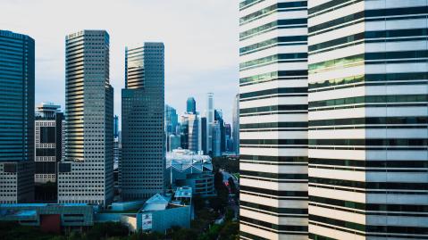 Skyline of Singapore 